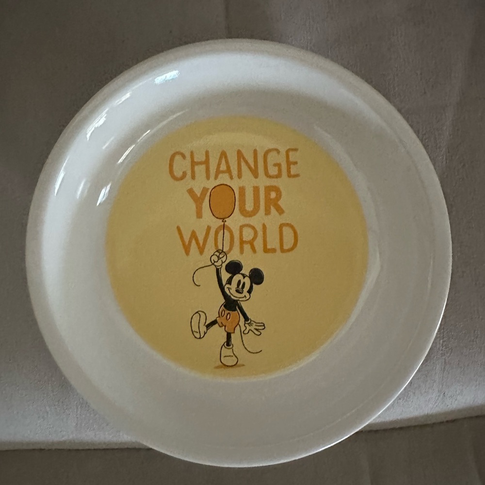 Disney Vibrant Yellow Pet’s Food Bowl
